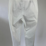 Loro Piana White Cotton Tailored Trousers Size IT 46 (UK 14)