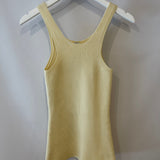 Toteme Cream Knit Curved Tank Top Size S (UK 8) RRP £260