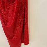 Dodo Bar Or Red Sequin Embellished Midi Dress Size IT 42 (UK 10)