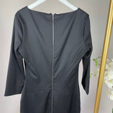 Antionio Berardi Black 3/4 Sleeve Midi Dress Size 38 (UK 10)