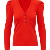 Veronica Beard - Dekalb Puff-Sleeve Top