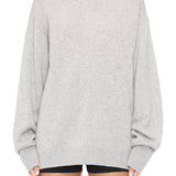 ETERNE - James Cashmere Sweater Heather Grey