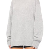 ETERNE - James Cashmere Sweater Heather Grey