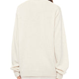 ETERNE - James Cashmere Sweater Heather Oatmeal