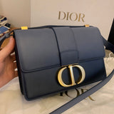 Dior Blue Gradient 30 Montaigne With Gold Hardware