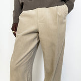 FRAME - Tapered Pleated Trousers -- Dove