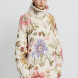 MONSE - Chunky Floral Sweater