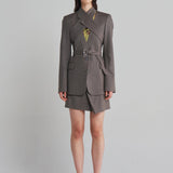 MONSE - Criss Cross Front Jacket