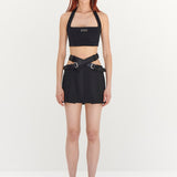 MONSE - Criss Cross Waist Belted Mini Skirt