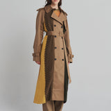 MONSE - Crochet Combo Trench Coat