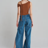 MONSE - Deconstructed Wrap Denim Jeans