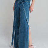 MONSE - Deconstructed Wrap Denim Jeans