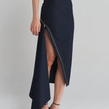 MONSE - Double Zipper Midi Skirt