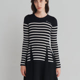 MONSE - Trompe L'oeil Dart Knitted Dress