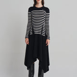 MONSE - Trompe L'oeil Dart Knitted Dress