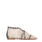 GABRIELA HEARST - Sage Flat Shoe in Cream Crochet & Nappa Leather