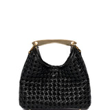 Elleme - Small Boomerang Woven Leather Black