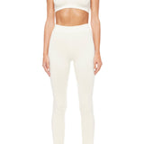 ETERNE - Soft Jersey High Rise Legging Cream