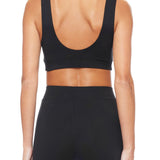 ETERNE - Soft Jersey Sports Bra Black