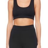 ETERNE - Soft Jersey Sports Bra Black