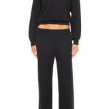 ETERNE - Straight Leg Sweatpant Black