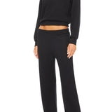 ETERNE - Straight Leg Sweatpant Black