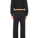 ETERNE - Straight Leg Sweatpant Black