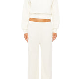 ETERNE - Straight Leg Sweatpant Cream