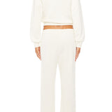 ETERNE - Straight Leg Sweatpant Cream