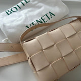 Bottega Veneta Beige Cassette Leather Crossbody Bag