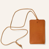 Matteau - Del'Ep Leather Phone Carrier - Tan