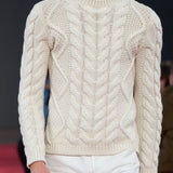 GABRIELA HEARST - Geoffrey Knit Sweater in Ivory Cashmere