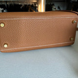 Hermès Kelly 25cm in Gold Togo Leather With Gold Hardware