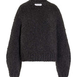 GABRIELA HEARST - Clarissa Knit Sweater in Charcoal Welfat Cashmere