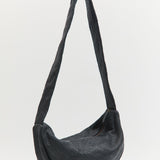 St. Agni - Woven Crescent Bag - Black